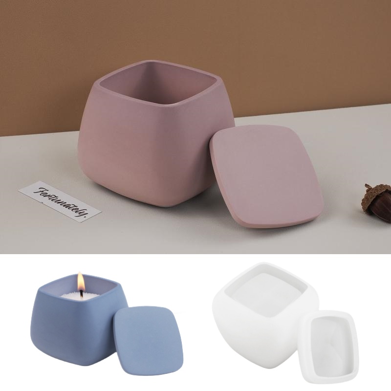 Candle Making Supplies - 1set Vierkante Opbergdoos UV Hars Siliconen