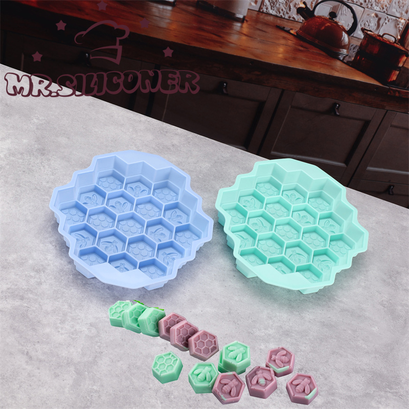 Candle Making Supplies - Siliconen 19 Mobiele Bee Honingraat Cake