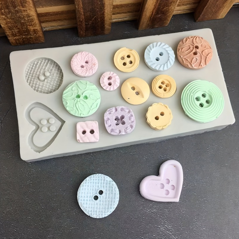 Candle Making Supplies - Knopvormige siliconen mal voor zeep en