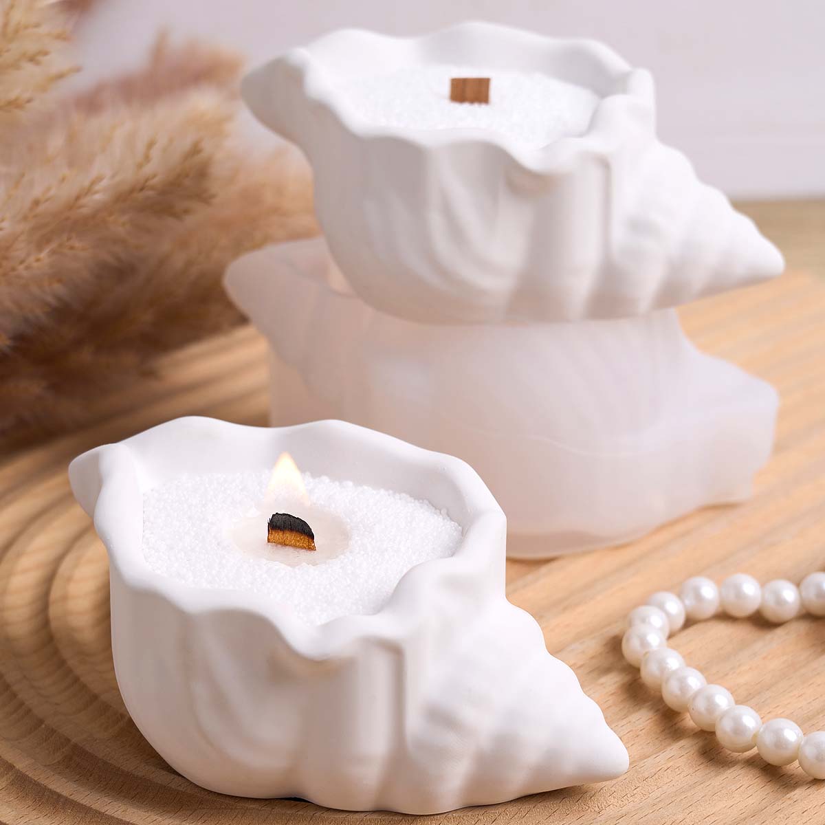 Schelp Kaars Pot Siliconen Mal - Candle Making Jars recensie en prijs