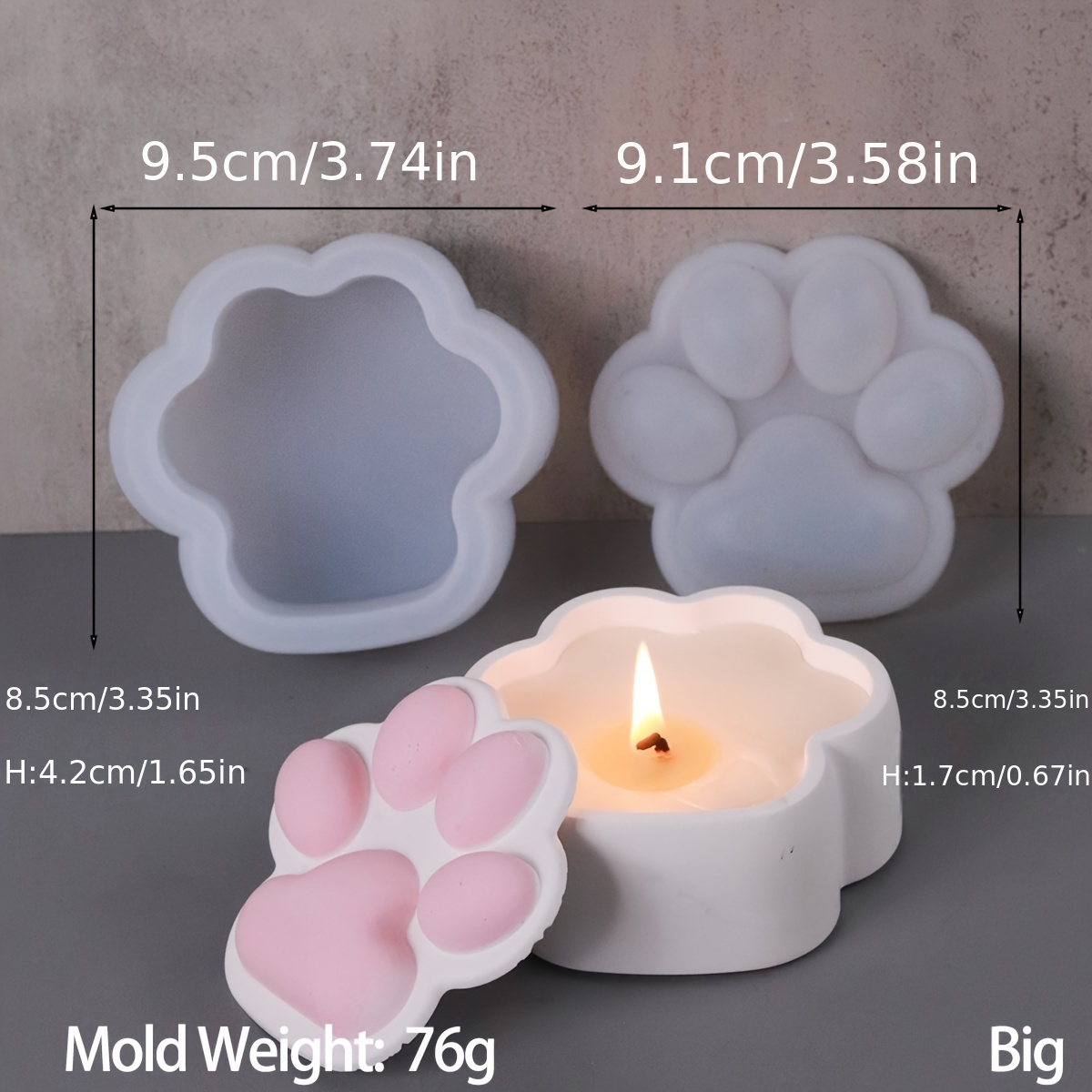 Cat Claw Opbergdoos Siliconen  - Candle Making Jars recensie en prijs