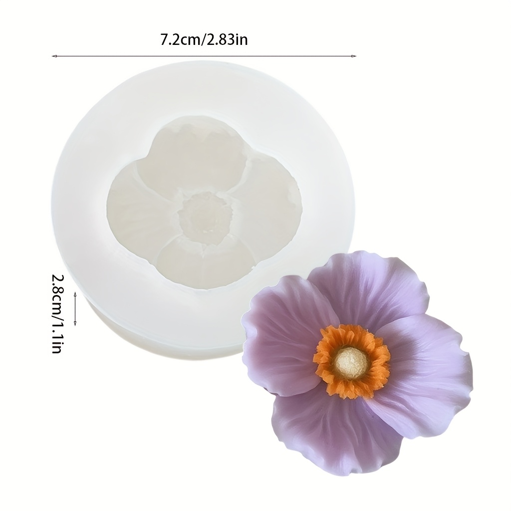 Bloemvormige siliconen kaarsvo - Candle Making Jars recensie en prijs
