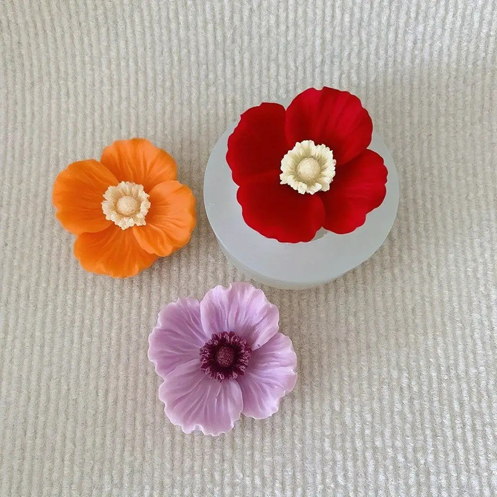 Bloemvormige siliconen kaarsvo - Candle Making Jars recensie en prijs