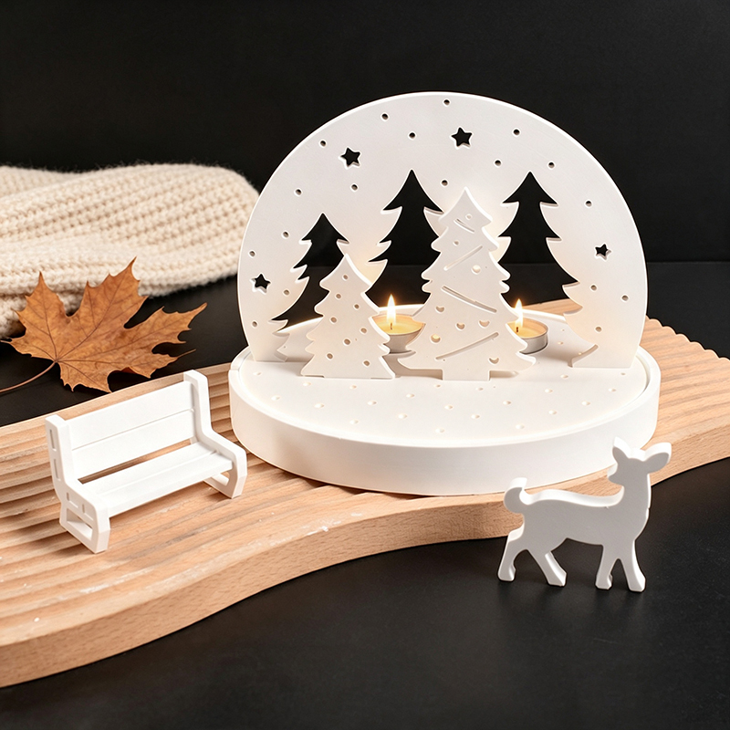 Kerst-Eland Theelicht Houder S - Candle Making Supplies recensie en prijs
