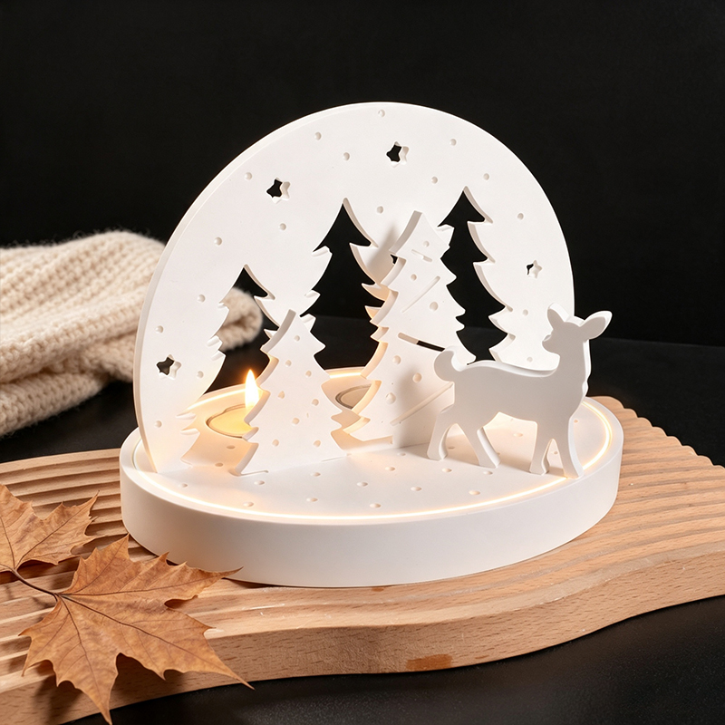 Kerst-Eland Theelicht Houder S - Candle Making Supplies recensie en prijs