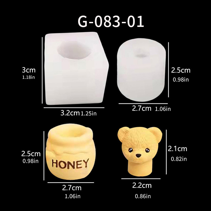 1 stuk, teddybeer aromatherapi - Candle Making Jars recensie en prijs