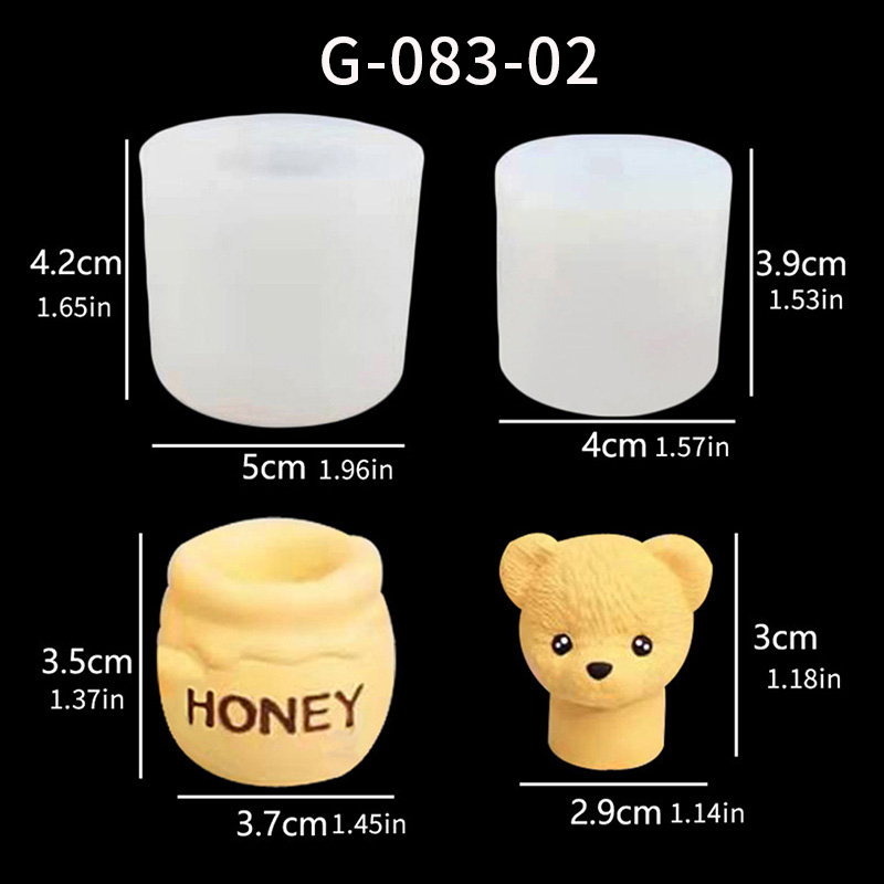 1 stuk, teddybeer aromatherapi - Candle Making Jars recensie en prijs