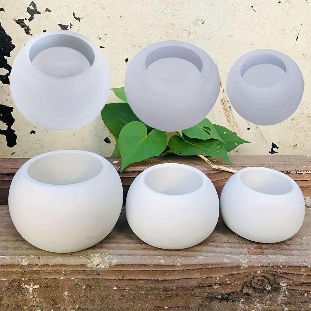 3pcs-Ronde Bloempot Siliconen  - Candle Making Jars recensie en prijs