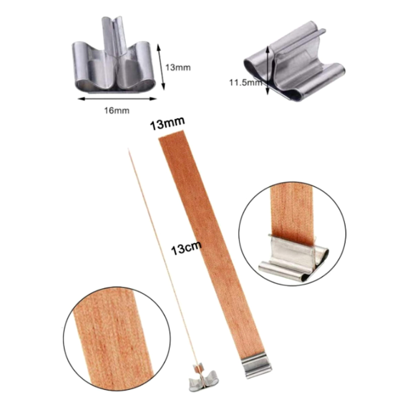 30 Stuks Houten Kaarsenwieken  - Candle Making Jars recensie en prijs